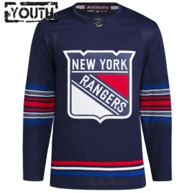 Lasten NHL New York Rangers Pelipaita Custom Alternate Adidas 2023-24 Navy Authentic